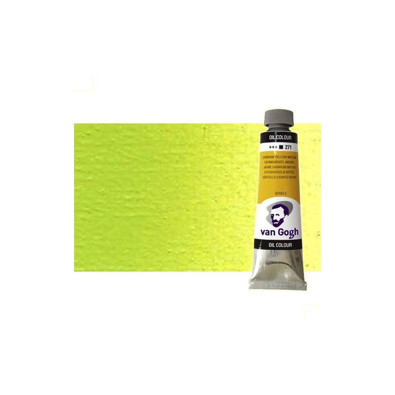 Material Bellas Artes - Pintura - Óleo Van Gogh color verde amarillento (60 ml) | totenart.com