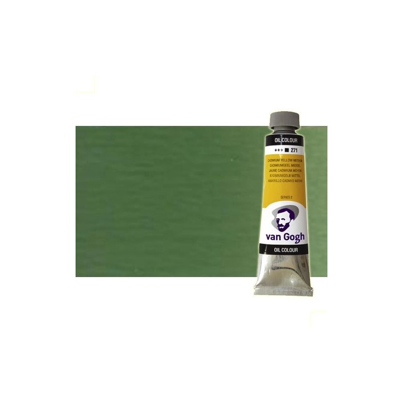 Material Bellas Artes - Pintura - Óleo Van Gogh color verde óxido cromo (60 ml) | totenart.com