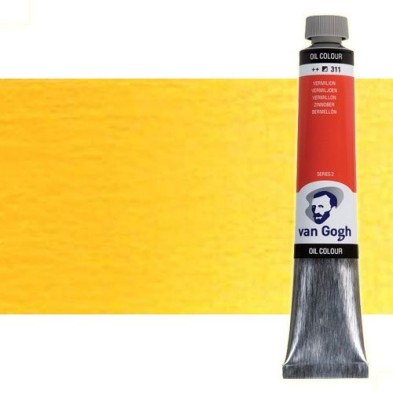Material Bellas Artes - Pintura - Óleo Van Gogh color amarillo cadmio medio (200 ml) | totenart.com