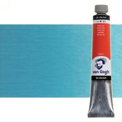 Material Bellas Artes - Pintura - Óleo Van Gogh color azul Sevres (200 ml) | totenart.com