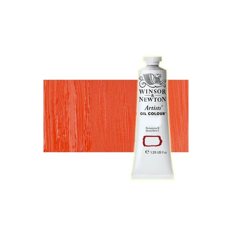 Material Bellas Artes - Pintura - Óleo Winsor & Newton Artists color escarlata cadmio (37 ml) | totenart.com