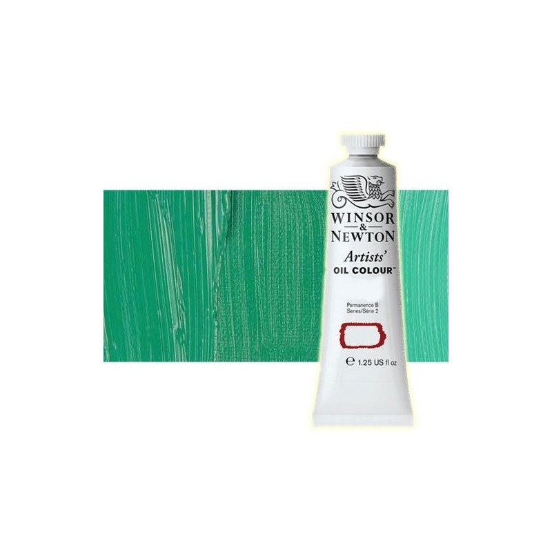 Material Bellas Artes - Pintura - Óleo Winsor & Newton Artists color esmeralda Winsor (37 ml) | totenart.com