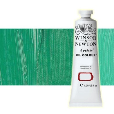 Material Bellas Artes - Pintura - Óleo Winsor & Newton Artists color esmeralda Winsor (37 ml) | totenart.com