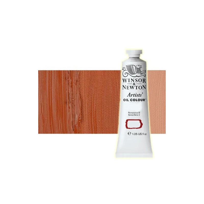 Material Bellas Artes - Pintura - Óleo Winsor & Newton Artists color ocre rojo transparente (37 ml) | totenart.com