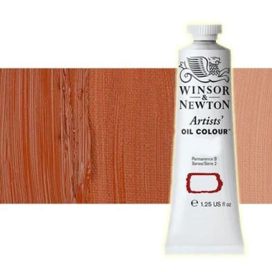 Material Bellas Artes - Pintura - Óleo Winsor & Newton Artists color ocre rojo transparente (37 ml) | totenart.com