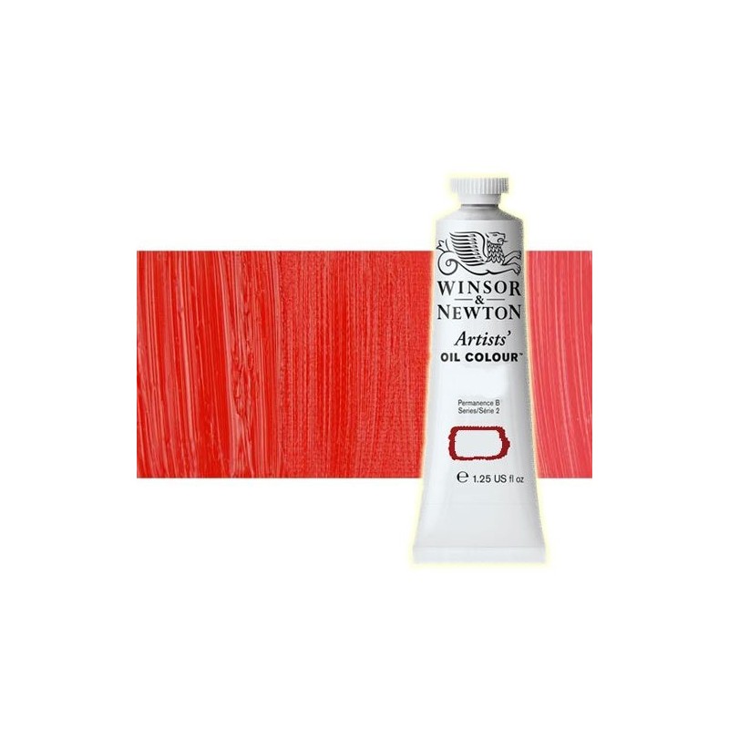 Material Bellas Artes - Pintura - Óleo Winsor & Newton Artists color rojo brillante (37 ml) | totenart.com