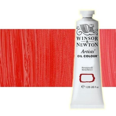 Material Bellas Artes - Pintura - Óleo Winsor & Newton Artists color rojo brillante (37 ml) | totenart.com