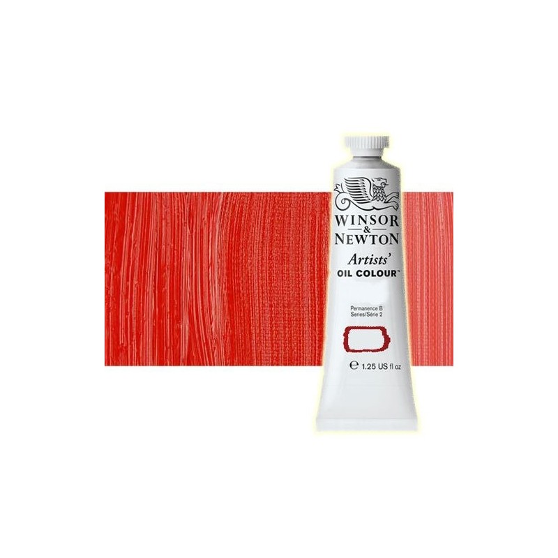 Material Bellas Artes - Pintura - Óleo Winsor & Newton Artists color rojo Winsor (37 ml) | totenart.com