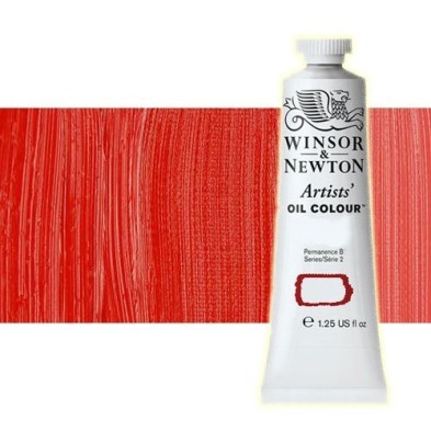 Material Bellas Artes - Pintura - Óleo Winsor & Newton Artists color rojo Winsor (37 ml) | totenart.com