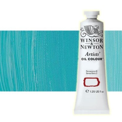 Material Bellas Artes - Pintura - Óleo Winsor & Newton Artists color turquesa cobalto claro (37 ml) | totenart.com