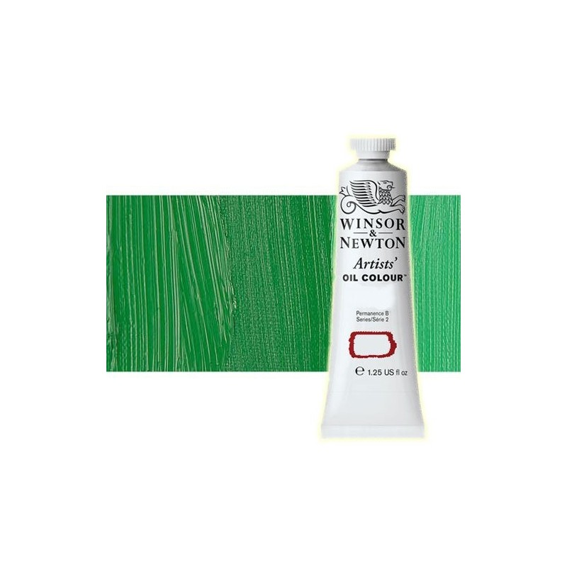 Material Bellas Artes - Pintura - Óleo Winsor & Newton Artists color verde claro permanente (37 ml) | totenart.com
