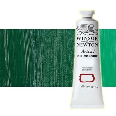 Material Bellas Artes - Pintura - Óleo Winsor & Newton Artists color verde oscuro permanente (37 ml) | totenart.com