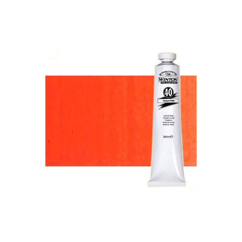 Material Bellas Artes - Pintura - Óleo Winsor & Newton Winton color tono naranja cadmio (200 ml) | totenart.com
