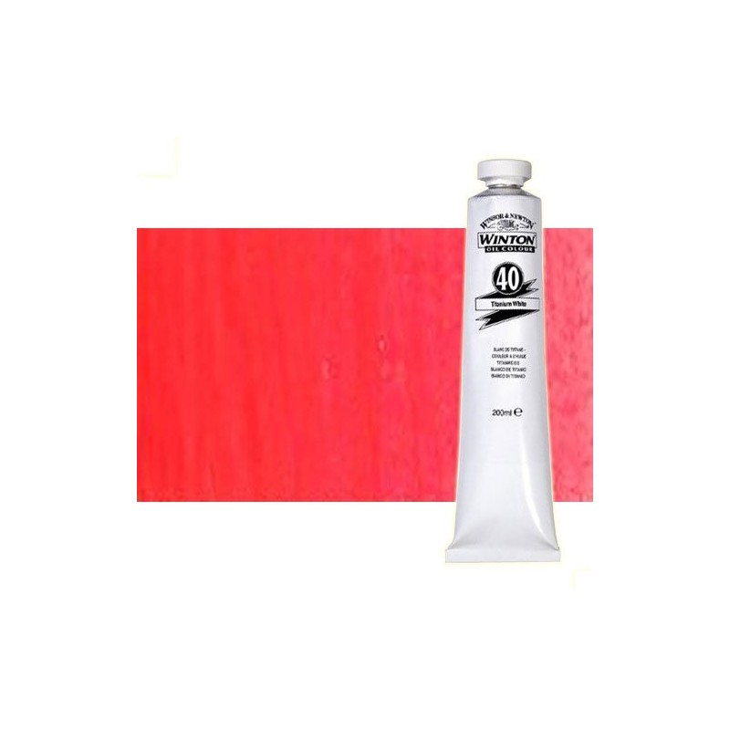 Material Bellas Artes - Pintura - Óleo Winsor & Newton Winton color tono rojo cadmio (200 ml) | totenart.com