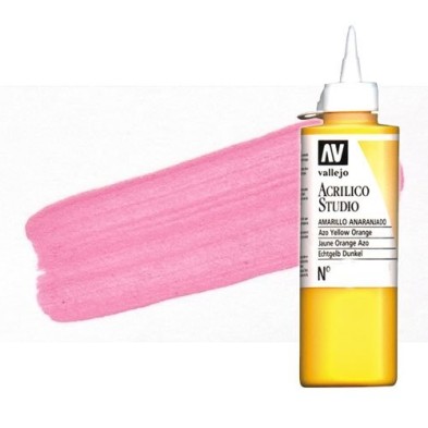 Material Bellas Artes - Pintura - Acrílico Vallejo Studio color rojo rosa azoico (200 ml) | totenart.com
