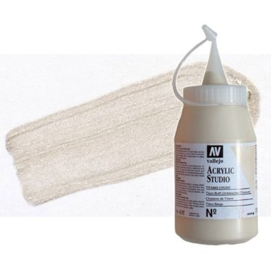 Material Bellas Artes - Pintura - Acrílico Vallejo Studio color plata (500 ml) | totenart.com