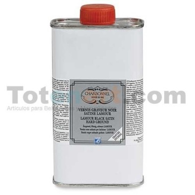 Materiales Grabado-Barniz Grabado negro satinado Charbonnel, LAMOUR, 1000 ml.