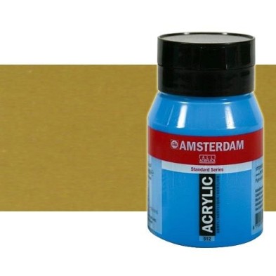 Material Bellas Artes - Pintura - Acrílico Amsterdam color oro oscuro (500 ml) | totenart.com