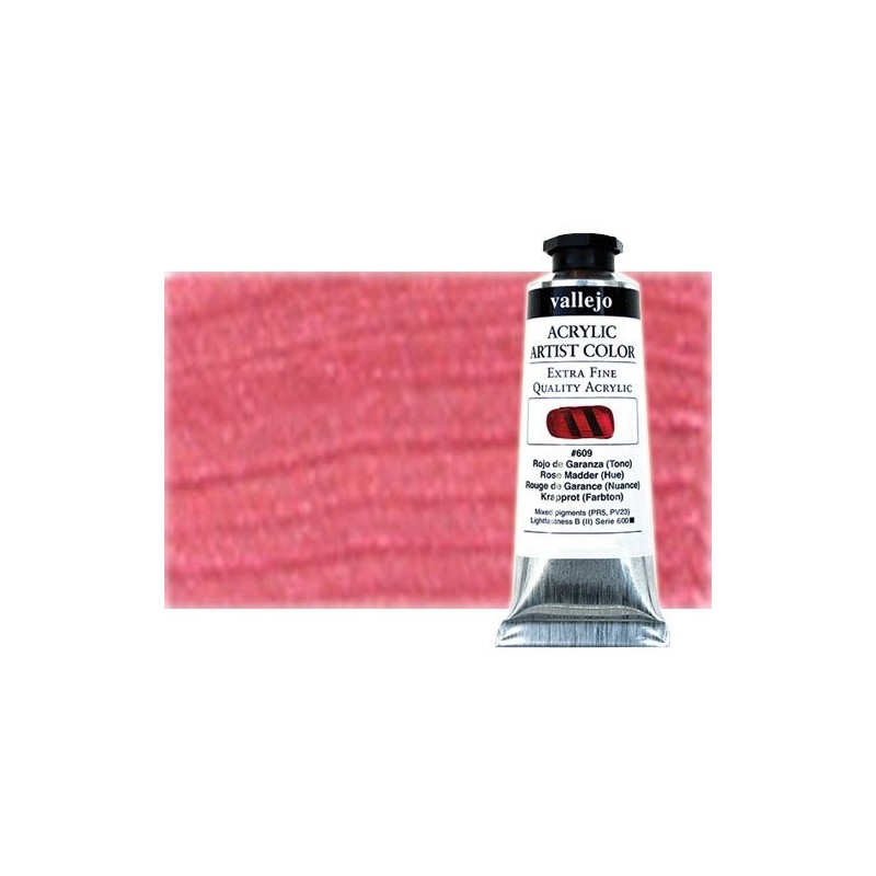 Material Bellas Artes - Pintura - Acrílico Vallejo Artist color rojo iridiscente (60 ml) | totenart.com