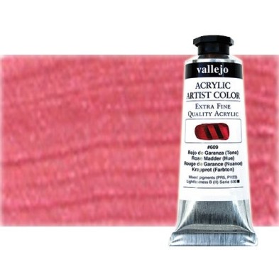 Material Bellas Artes - Pintura - Acrílico Vallejo Artist color rojo iridiscente (60 ml) | totenart.com