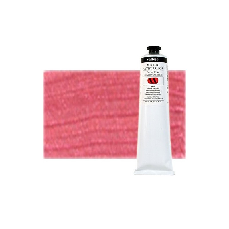 Material Bellas Artes - Pintura - Acrílico Vallejo Artist color rojo iridiscente (200 ml) | totenart.com