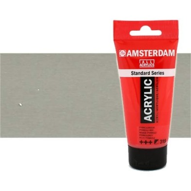 Material Bellas Artes - Pintura - Acrílico Amsterdam color estaño (120 ml) | totenart.com