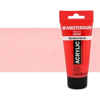 Material Bellas Artes - Pintura - Acrílico Amsterdam color naranja reflex (120 ml) | totenart.com