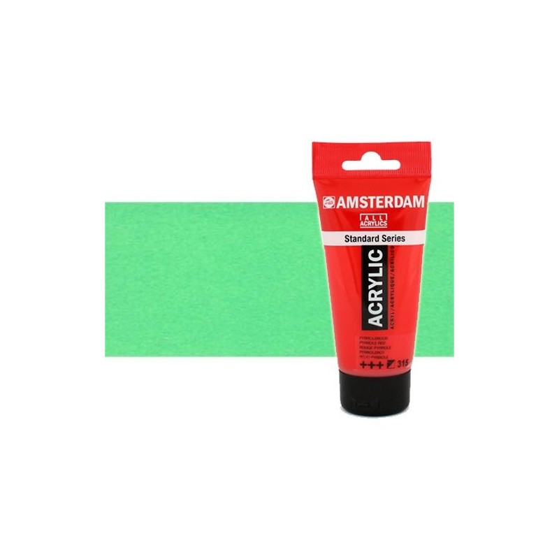 Material Bellas Artes - Pintura - Acrílico Amsterdam color verde reflex (120 ml) | totenart.com