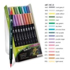 Material Bellas Artes-Dibujo-Rotulador Tombow, Set de 18 Colores Pasteles
