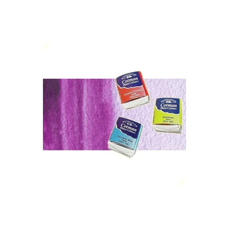 Material Bellas Artes - Pintura - Acuarela Cotman Winsor & Newton 1/2 godet color púrpura | totenart.com