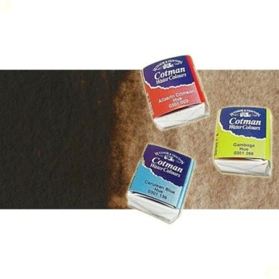 Material Bellas Artes - Pintura - Acuarela Cotman Winsor & Newton 1/2 godet color tierra tostada | totenart.com