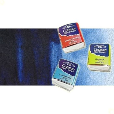 Material Bellas Artes - Pintura - Acuarela Cotman Winsor & Newton 1/2 godet color índigo | totenart.com