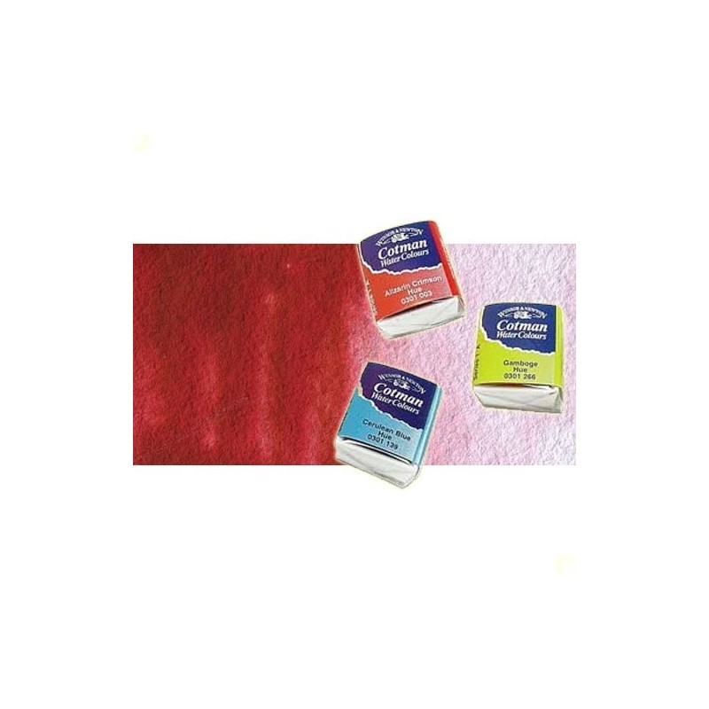 Material Bellas Artes - Pintura - Acuarela Cotman Winsor & Newton 1/2 godet color rojo cadmio profundo tono | totenart.com