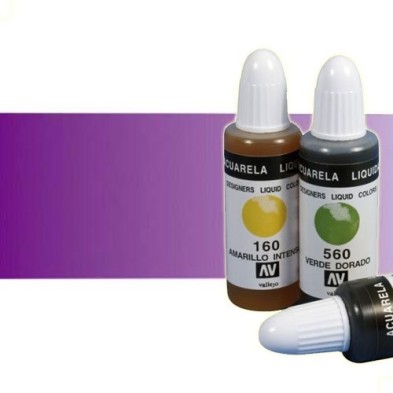 Material Bellas Artes - Pintura - Acuarela líquida Vallejo color violeta azul (32 ml) | totenart.com