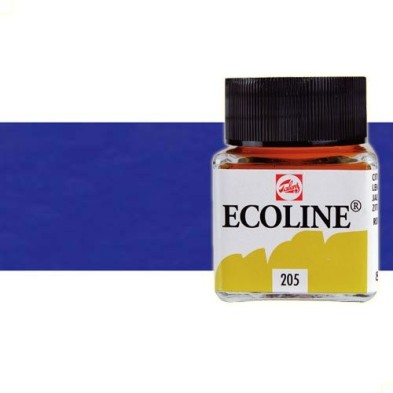 Material Bellas Artes - Pintura - Acuarela líquida Talens color azul ultramar violeta (30 ml) | totenart.com