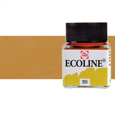 Material Bellas Artes - Pintura - Acuarela líquida Talens color oro (30 ml) | totenart.com
