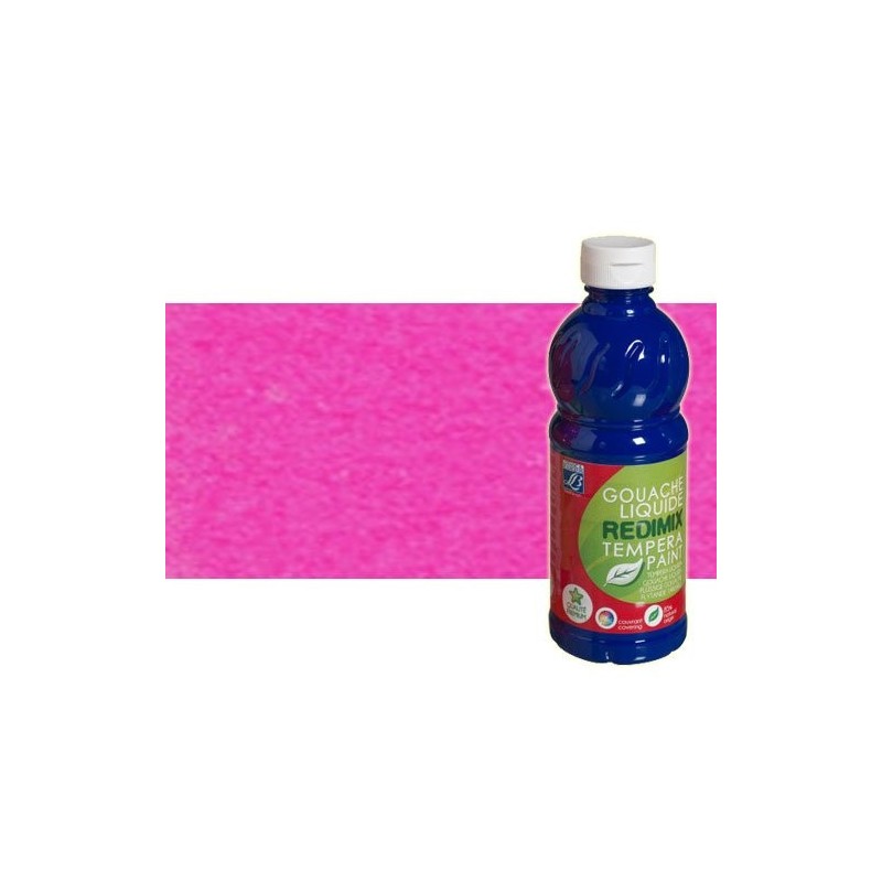 Gouache liquido Rosa Tirio, Lefranc, 500 ml.