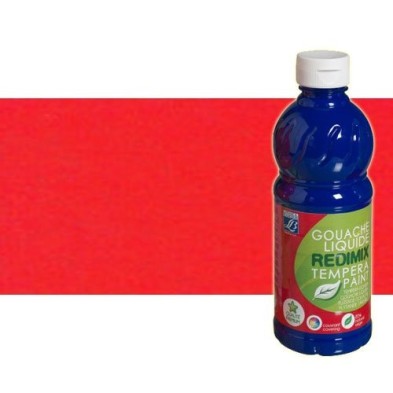 Gouache liquido Carmin, Lefranc, 500 ml.