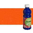 Gouache liquido Naranja, Lefranc, 500 ml.