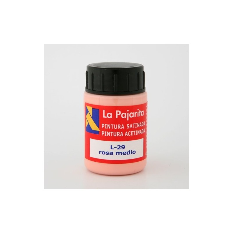 Material Bellas Artes - Pintura - Tempera La Pajarita Rosa Medio  L-29, 35 ml. | totenart.com