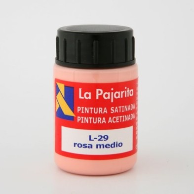 Material Bellas Artes - Pintura - Tempera La Pajarita Rosa Medio  L-29, 35 ml. | totenart.com