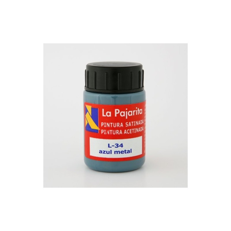 Material Bellas Artes - Pintura - Tempera La Pajarita Azul Metal L-34, 35 ml. | totenart.com