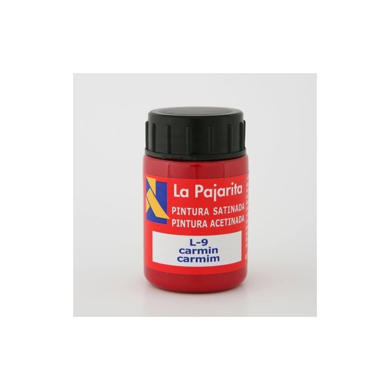 Material Bellas Artes - Pintura - Tempera La Pajarita Carmin L-09, 35 ml. | totenart.com