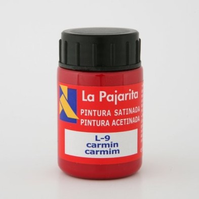 Material Bellas Artes - Pintura - Tempera La Pajarita Carmin L-09, 35 ml. | totenart.com