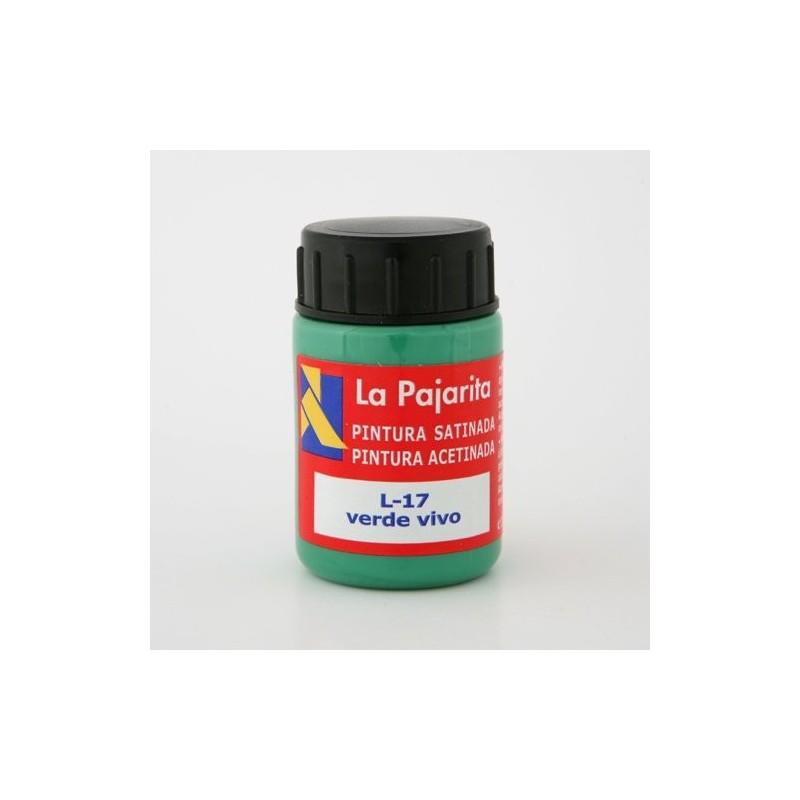 Material Bellas Artes - Pintura - Tempera La Pajarita Verde Vivo L-17, 35 ml. | totenart.com
