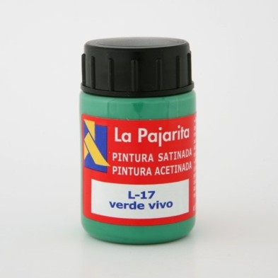 Material Bellas Artes - Pintura - Tempera La Pajarita Verde Vivo L-17, 35 ml. | totenart.com