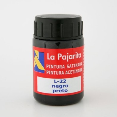 Material Bellas Artes - Pintura - Tempera La Pajarita Negro L-22, 35 ml. | totenart.com