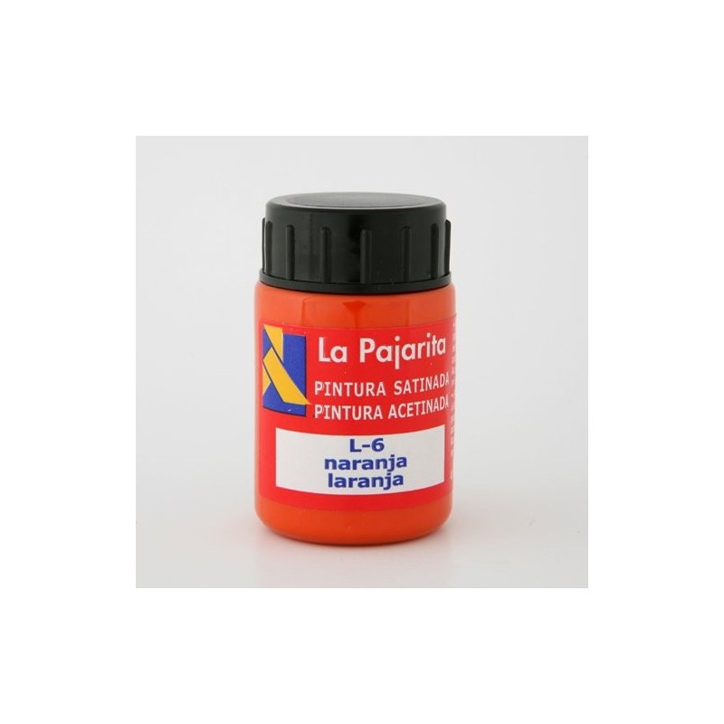 Material Bellas Artes - Pintura - Tempera La Pajarita Naranja L-06, 35 ml. | totenart.com