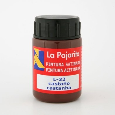Material Bellas Artes - Pintura - Tempera La Pajarita Castaño L-32, 35 ml. | totenart.com