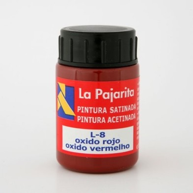 Material Bellas Artes - Pintura - Tempera La Pajarita Oxido Rojo L-08, 35 ml. | totenart.com